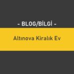 Altınova Kiralık Ev