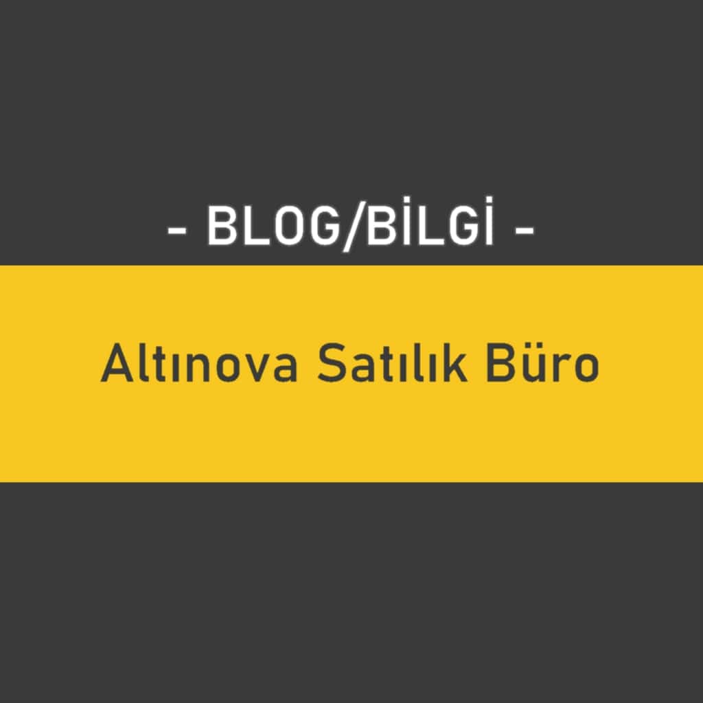 Altınova Satılık Büro