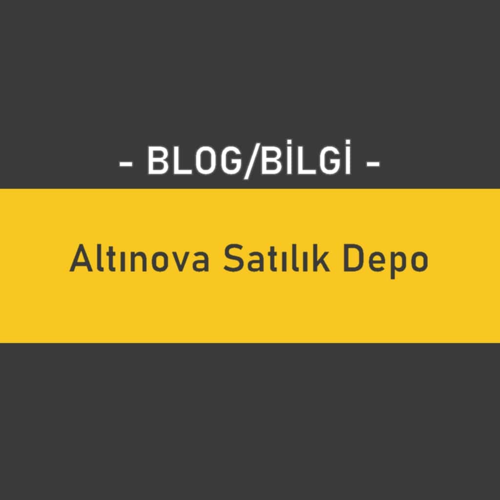 Altınova Satılık Depo