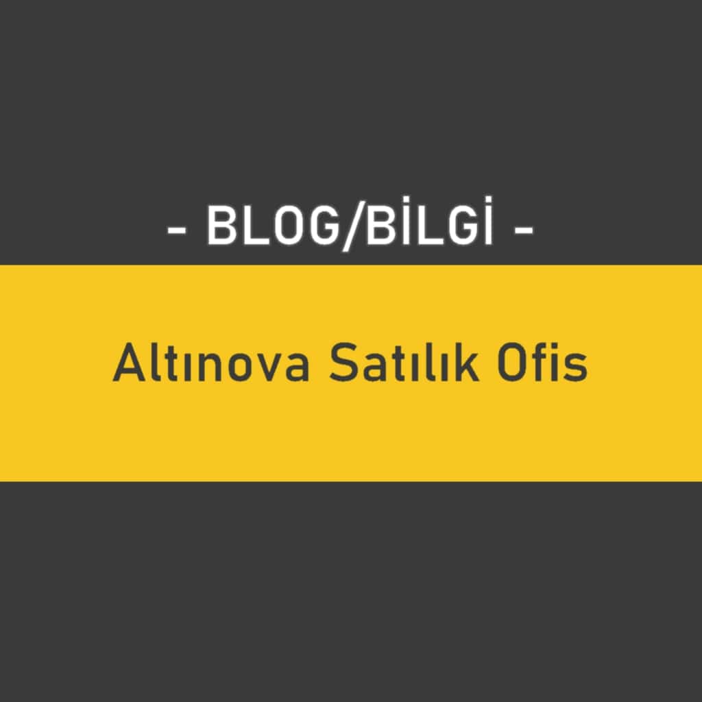 Altınova Satılık Ofis